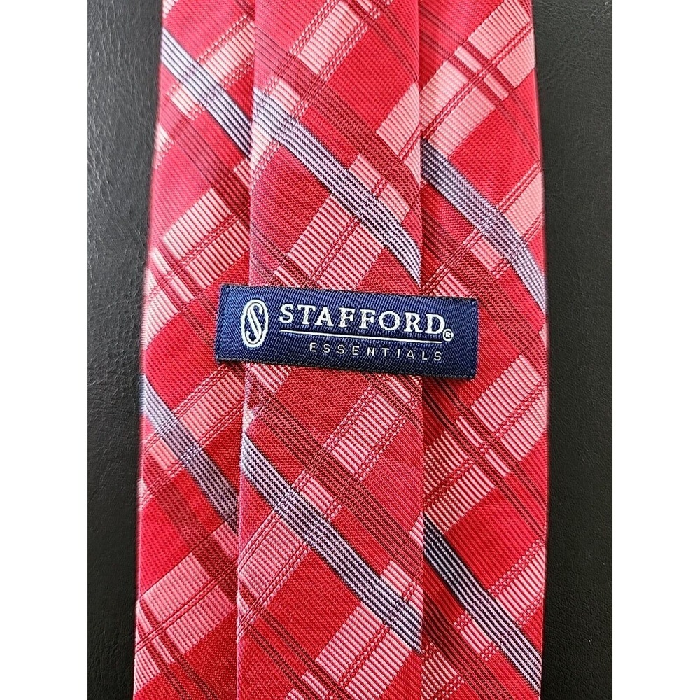 Men's Neck Tie Stafford Silk L60" W3.50"